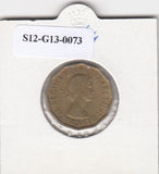 S12-G13-0073 United Kingdom 3 pence 1964 VF KM# 900