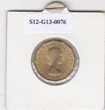 S12-G13-0076 United Kingdom 3 pence 1967  UNC KM# 900