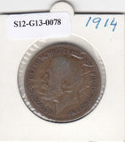 S12-G13-0078 Verenigd Koninkrijk 1 penny 1914 ZF KM# 810