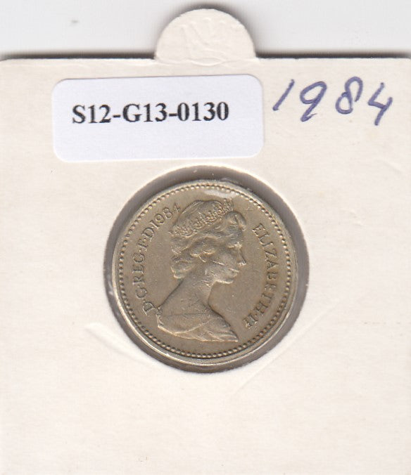 S12-G13-0130 Verenigd Koninkrijk 1 pound 1984  VF KM# 934