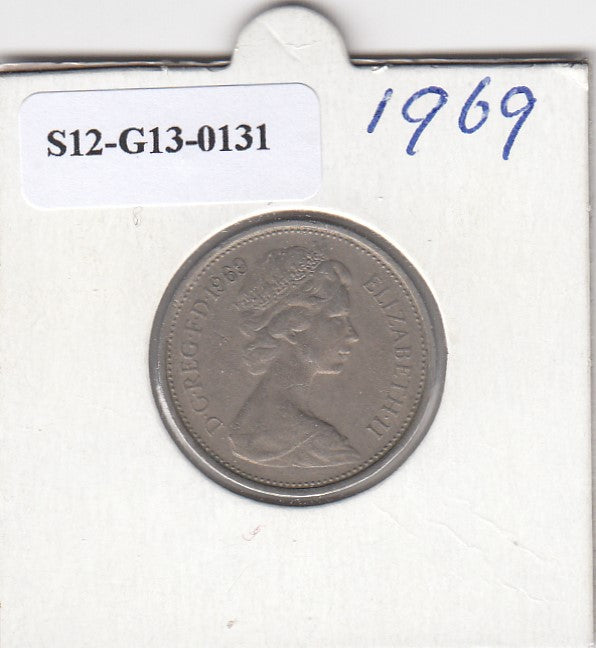 S12-G13-0131 Verenigd Koninkrijk 5 new pence 1969  VF KM# 911
