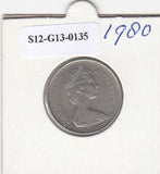S12-G13-0135 Verenigd Koninkrijk 5 new pence 1980  VF KM# 911