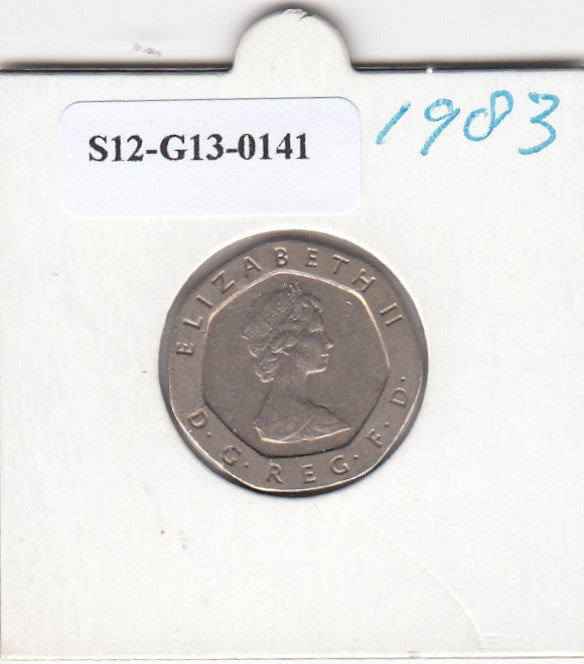 S12-G13-0141 Verenigd Koninkrijk 20 pence 1983  VF KM# 931