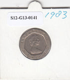 S12-G13-0141 Verenigd Koninkrijk 20 pence 1983  VF KM# 931