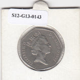 S12-G13-0143 Verenigd Koninkrijk 50 pence 1997  VF+ KM# 940.2
