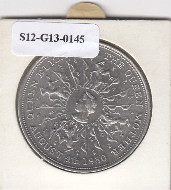 S12-G13-0145 Verenigd Koninkrijk 25 pence 1980  UNC KM# 921