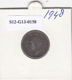 S12-G13-0158 Verenigd Koninkrijk 6 pence 1948  VF KM# 862