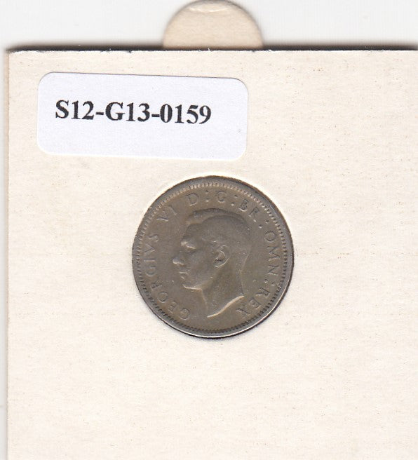S12-G13-0159 Verenigd Koninkrijk 6 pence 1948  VF KM# 862