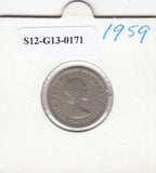 S12-G13-0171 Verenigd Koninkrijk 6 pence 1959  ZF KM# 903