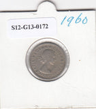 S12-G13-0172 Verenigd Koninkrijk 6 pence 1960  VF KM# 903