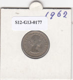 S12-G13-0177 Verenigd Koninkrijk 6 pence 1962  ZF KM# 903