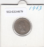 S12-G13-0179 United Kingdom 6 pence 1963 VF KM# 903