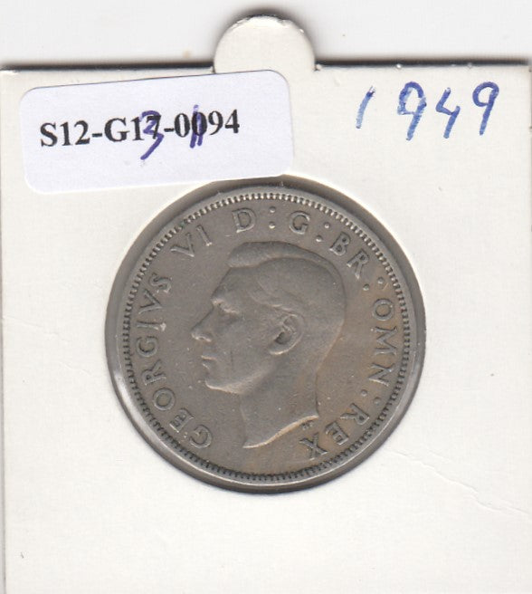 S12-G13-0194 Verenigd Koninkrijk 2 shilling (florin) 1949  VF KM# 878