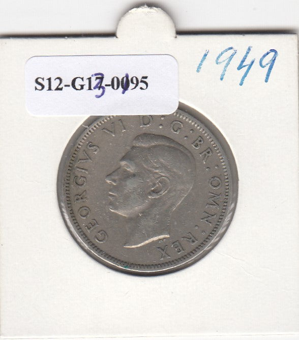 S12-G13-0195 United Kingdom 2 shillings (florin) 1949 VF KM# 878