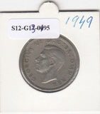 S12-G13-0195 United Kingdom 2 shillings (florin) 1949 VF KM# 878
