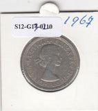 S12-G13-0210 United Kingdom 2 shillings (florin) 1967 VF KM# 906