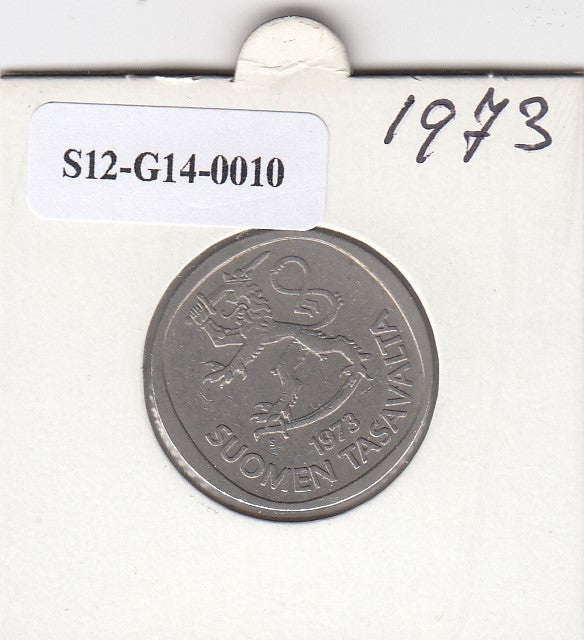 S12-G14-0010 Finland 1 markka 1973 S VF KM49a