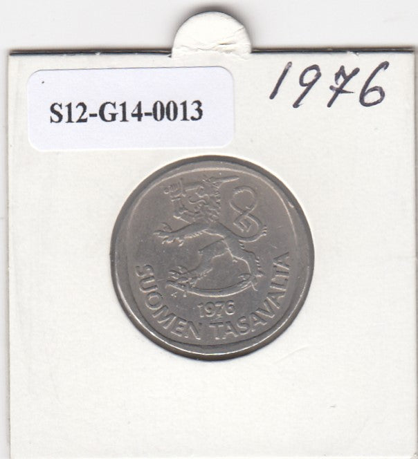 S12-G14-0013 Finland 1 markka 1976 K VF KM49a