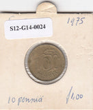 S12-G14-0024 Finland 10 pennia 1975 S ZG KM46