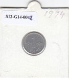 S12-G14-0042 Finland 1 pennia 1974   VF KM44a