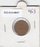 S12-G14-0047 Finland 5 pennia 1963   ZF KM45
