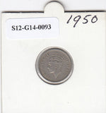 S12-G14-0093 Malaya 5 cents 1950   VF KM7