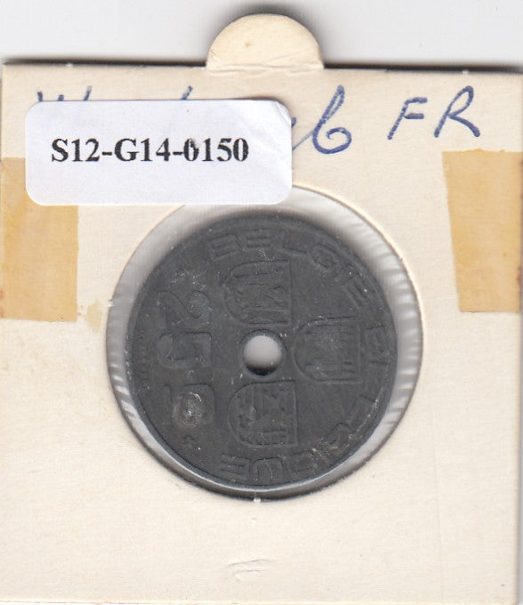 S12-G14-0150 België 25 centimes 1946   FI/VF KM132 belgie