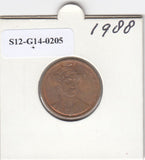 S12-G14-0205 Griekenland 2 drachme 1988   VF KM151