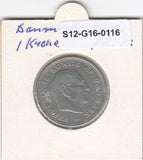 S12-G16-0116 Denemarken 1 krone 1971  VF KM# 851