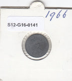 S12-G16-0141 Denemarken 1 öre 1966  VF KM# 839