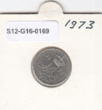 S12-G16-0169 Denemarken 10 öre 1973  VF KM# 860