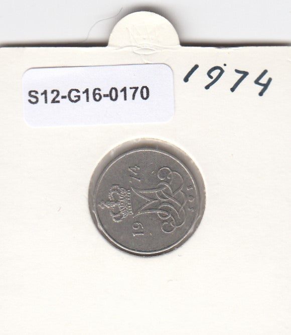 S12-G16-0170 Denemarken 10 öre 1974  VF KM# 860