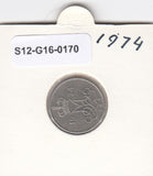 S12-G16-0170 Denemarken 10 öre 1974  VF KM# 860