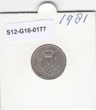 S12-G16-0177 Denemarken 10 öre 1981  VF KM# 860