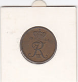 S12-G16-0248 Denemarken 5 öre 1966  XF+ KM# 848