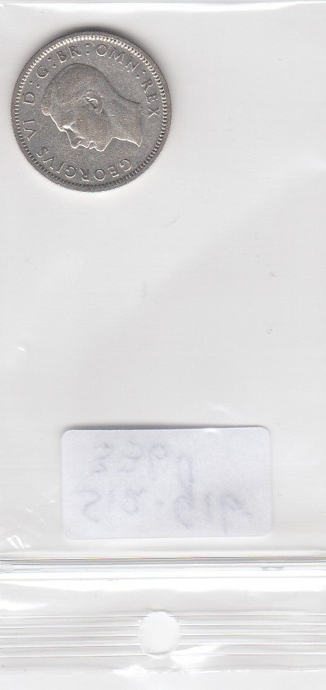 S12-G16-0336 Verenigd Koninkrijk 6 pence 1943 Zilver ZF KM852