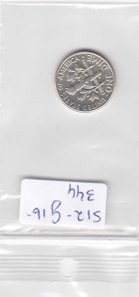 S12-G16-0344 Verenigde staten dime 1963 Zilver XF KM195