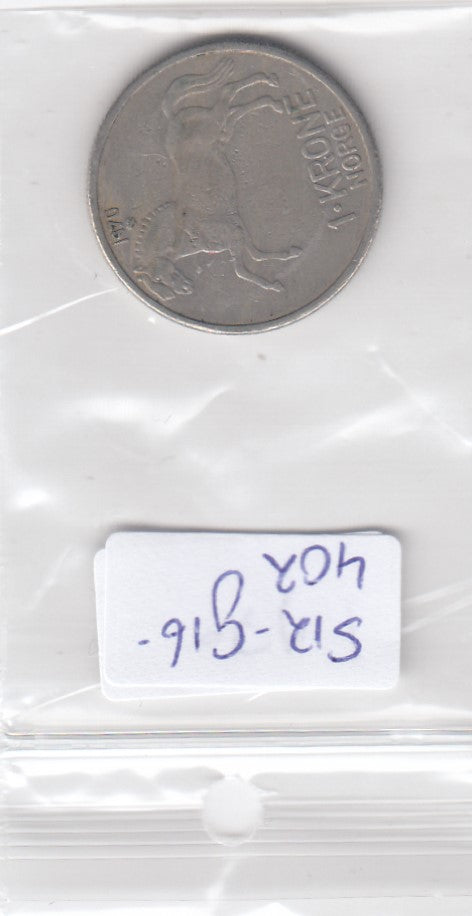 S12-G16-0402 Norway 1 krone 1970   VF  KM-409