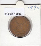 S12-G17-0007 Portugal 1 escudo 1974 ZF