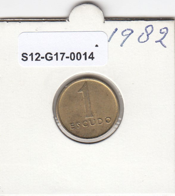S12-G17-0014 Portugal 1 escudo 1982  XF