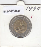 S12-G17-0045 Portugal 100 escudos 1990  VF