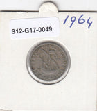 S12-G17-0049 Portugal 2.5 escudos 1964  VF