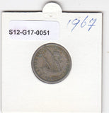 S12-G17-0051 Portugal 2.5 escudos 1967  VF