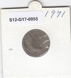 S12-G17-0055 Portugal 2.5 escudos 1971  VF