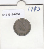S12-G17-0057 Portugal 2.5 escudos 1973  VF