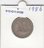 S12-G17-0100 Portugal 5 escudos 1976  VF