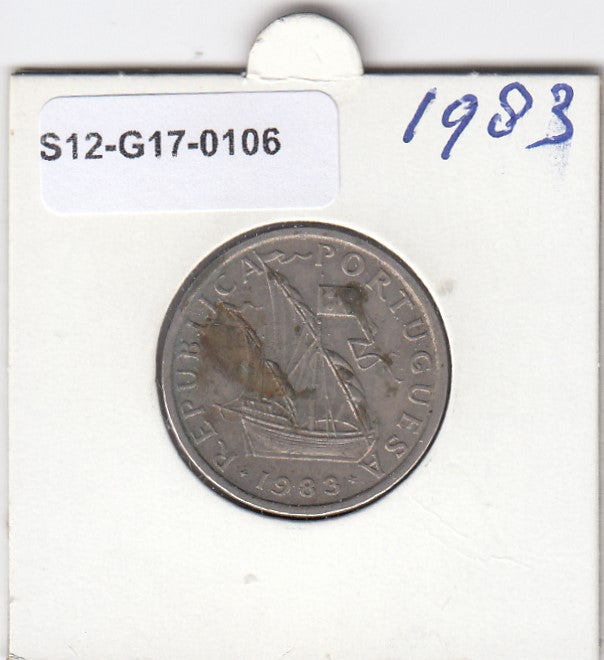 S12-G17-0106 Portugal 5 escudos 1983  FI