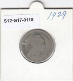 S12-G17-0118 Portugal 50 centavos 1929  FI