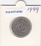 S12-G17-0163 Korea-Zuid 100 won 1999  XF