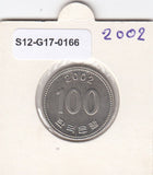 S12-G17-0166 Korea-Zuid 100 won 2002  MS63